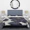 Designart 'Dark Rose Gilded Gold' Shabby Bedding Set - Duvet Cover & Shams